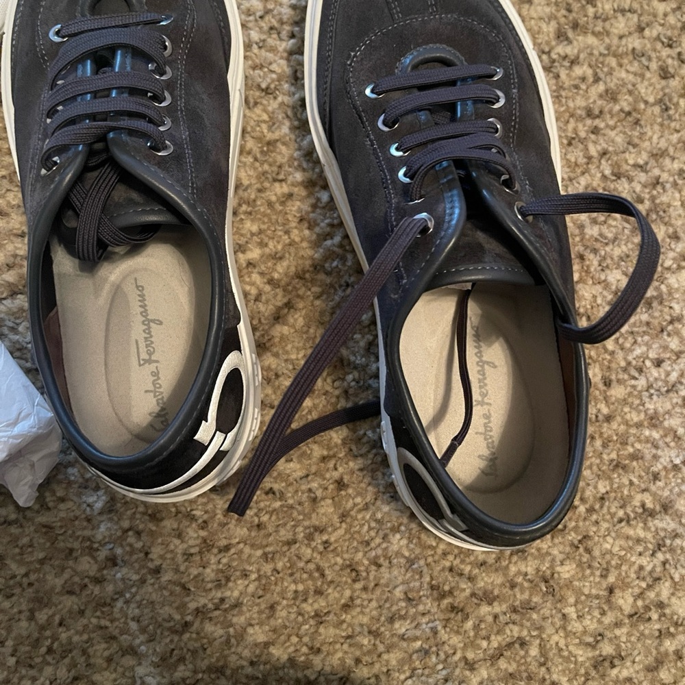 Mens salvatorre ferragamo sneakers - Picture 4 of 10
